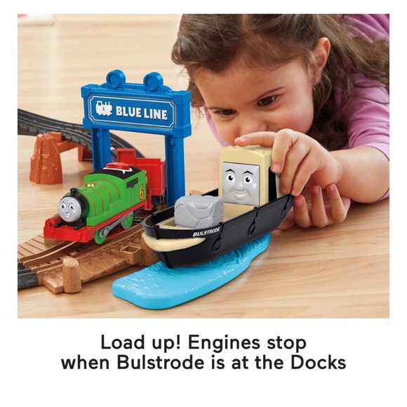 Talking Thomas & Percy Train Set, Motorized Train and Track 42 Pieces New In Box - Picture 5 of 17